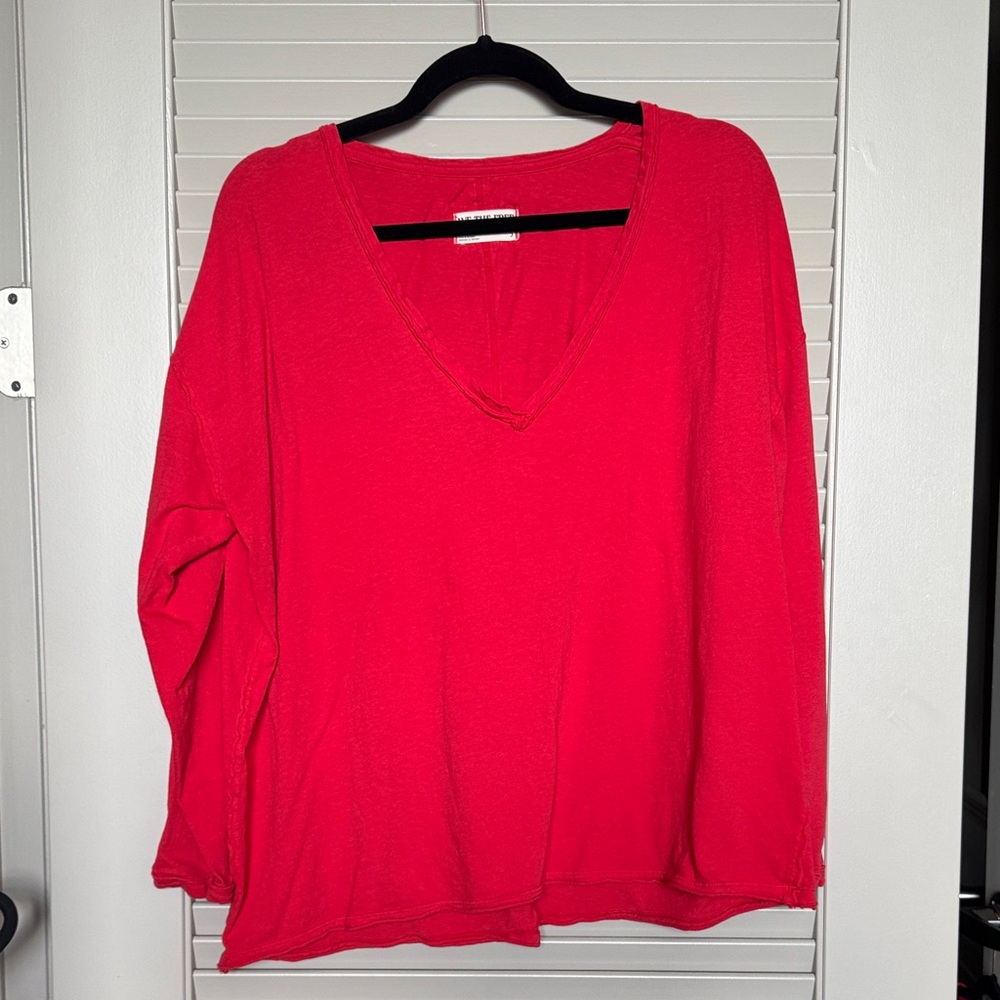 We the free Nina v-neck long sleeve.